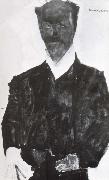 Egon Schiele, Portrait of a otto wagner